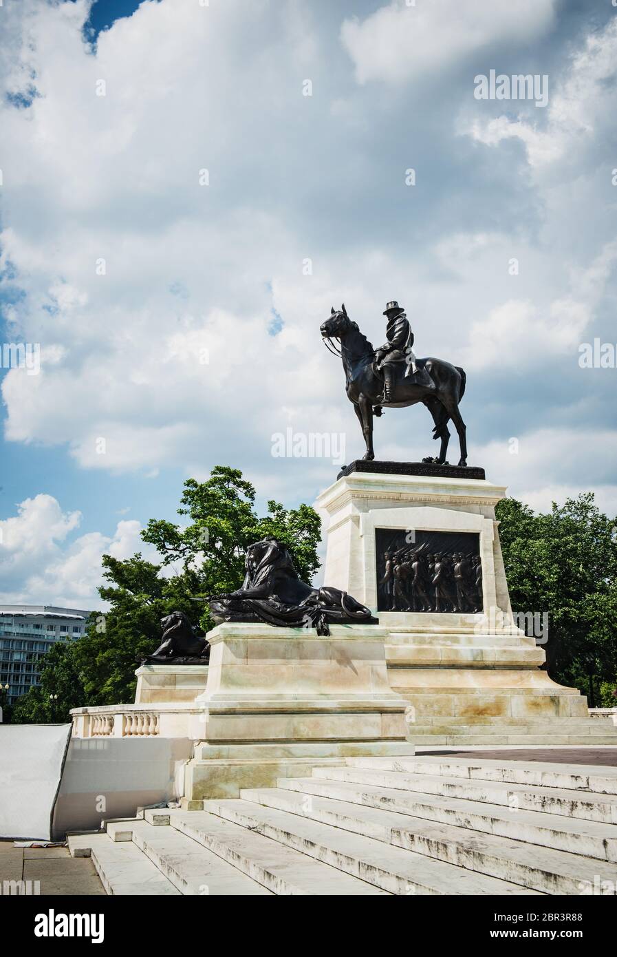 General Ulysses S. Grant Memorial in front of the US Capitol building, Washington DC, United States Stock Photo