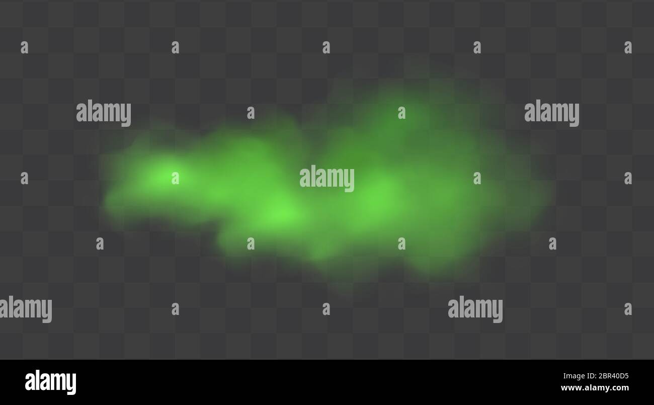 Green stink bad smell, smoke or poison gases,chemical toxic vapour