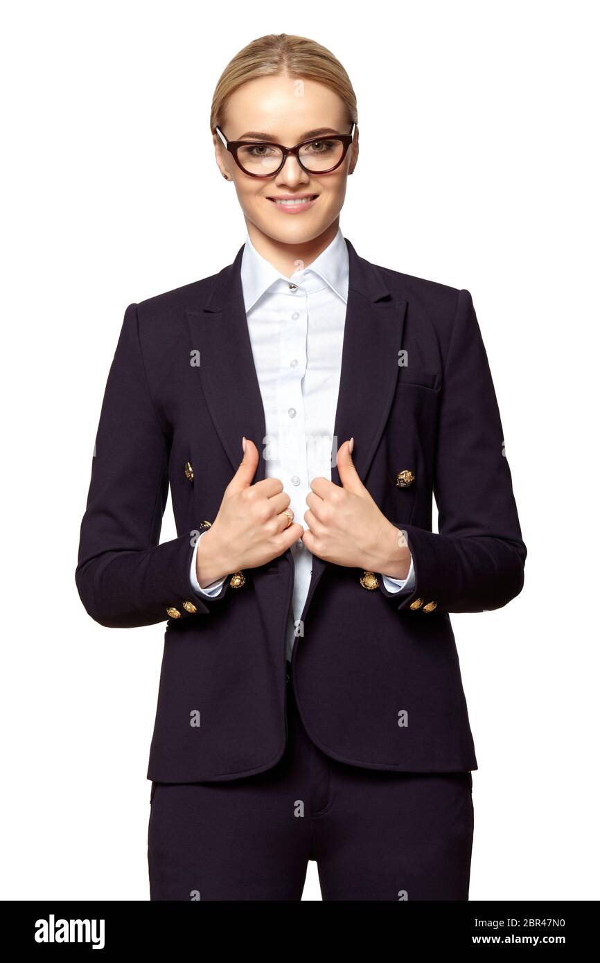 dark business suit