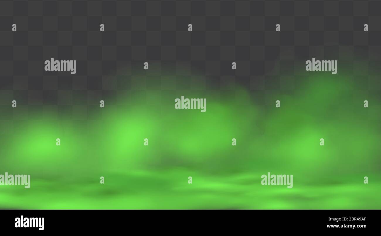 Green stink bad smell, smoke or poison gases,chemical toxic vapour