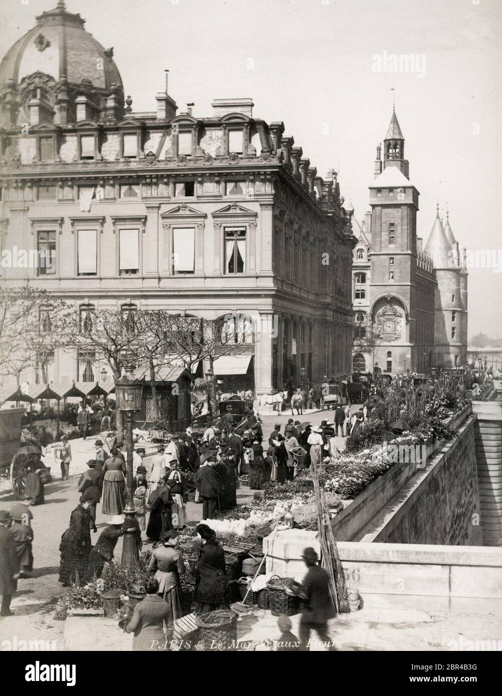 Paris market 19th century hi-res stock photography and images - Alamy