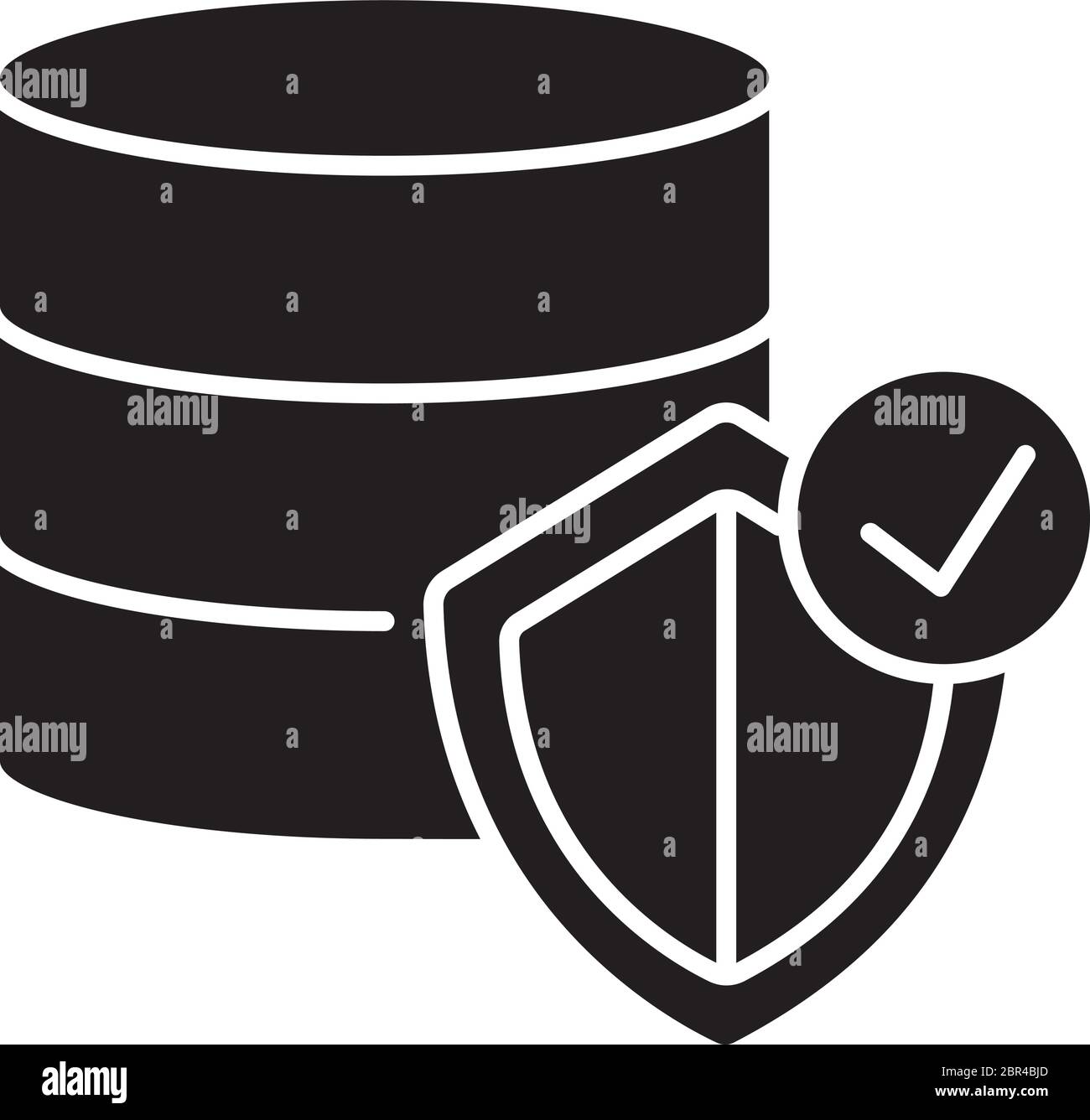 Datacenter security black glyph icon Stock Vector Image & Art - Alamy