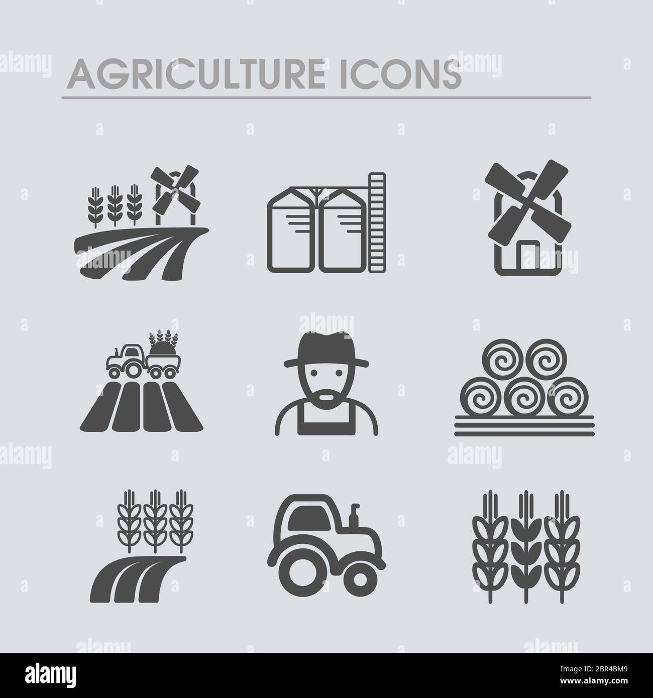 Farm Field icon. Agriculture sign. Graph symbol for your web site ...