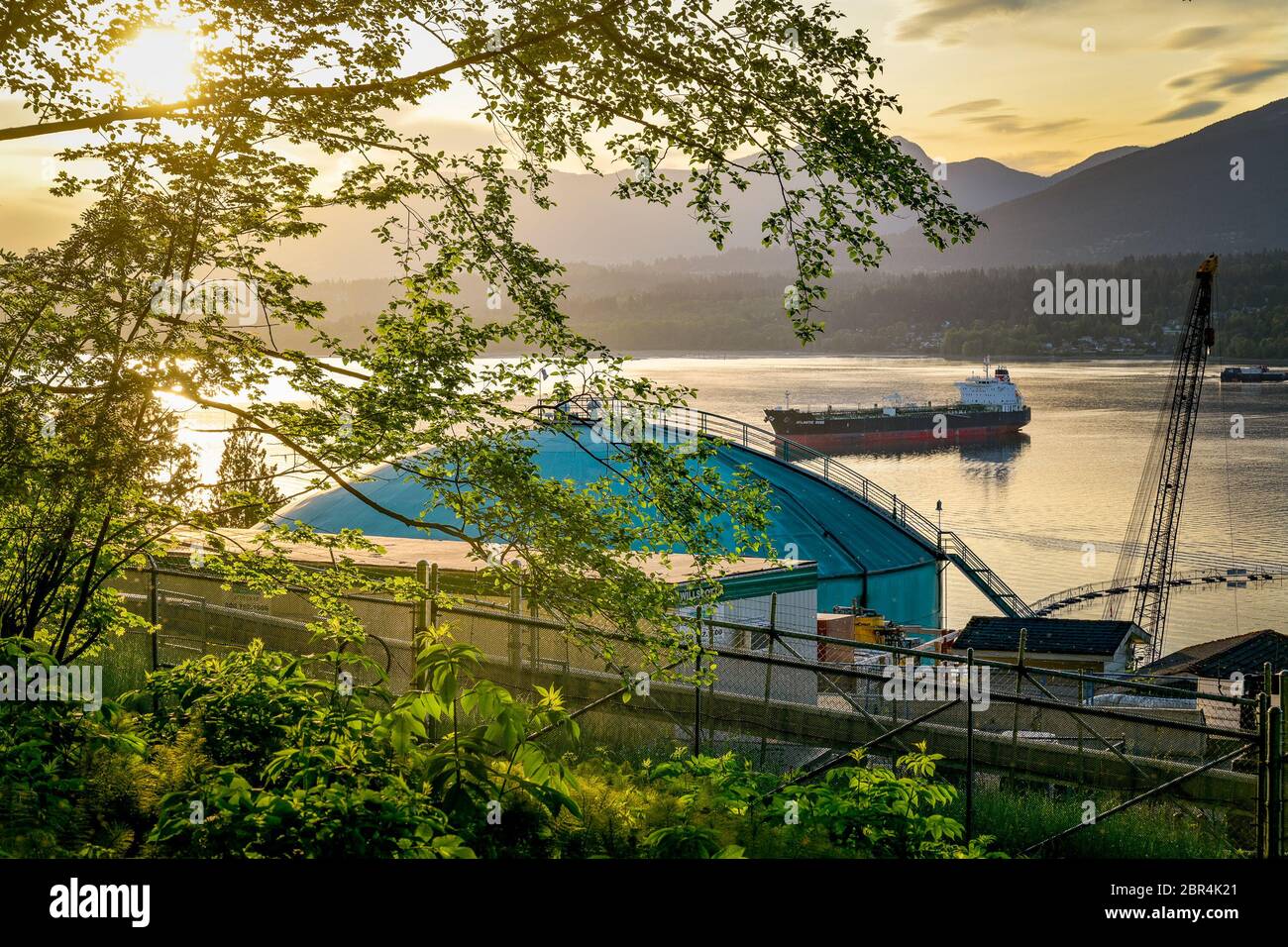 Oil Tanker, Atlantic Rose, Trans Mountain Pipeline, Westridge Marine Terminal, Burnaby, British