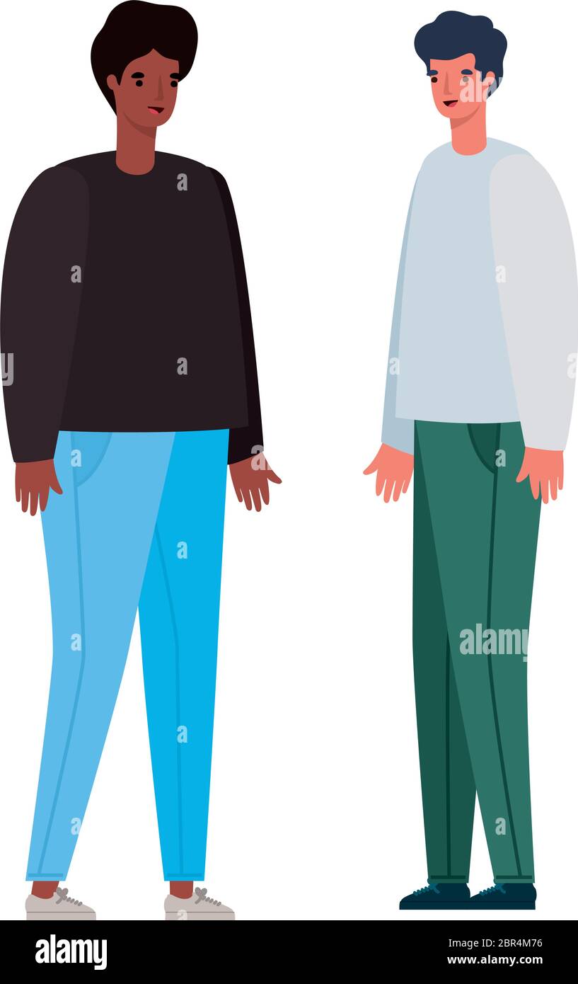 two men avatars vector design Stock Vector Image & Art - Alamy