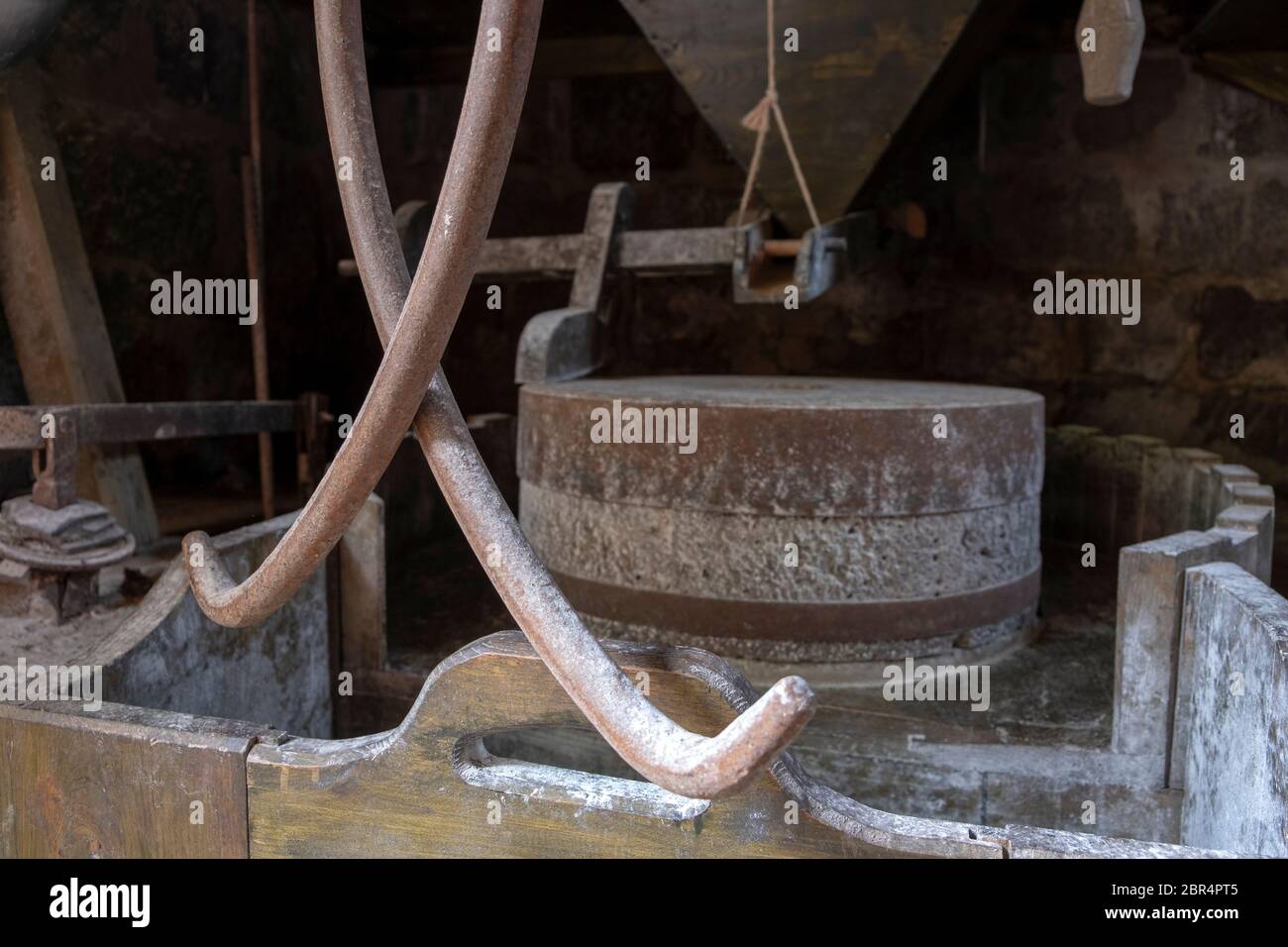 An old water mill in iyidere district of Rize province Stock Photo