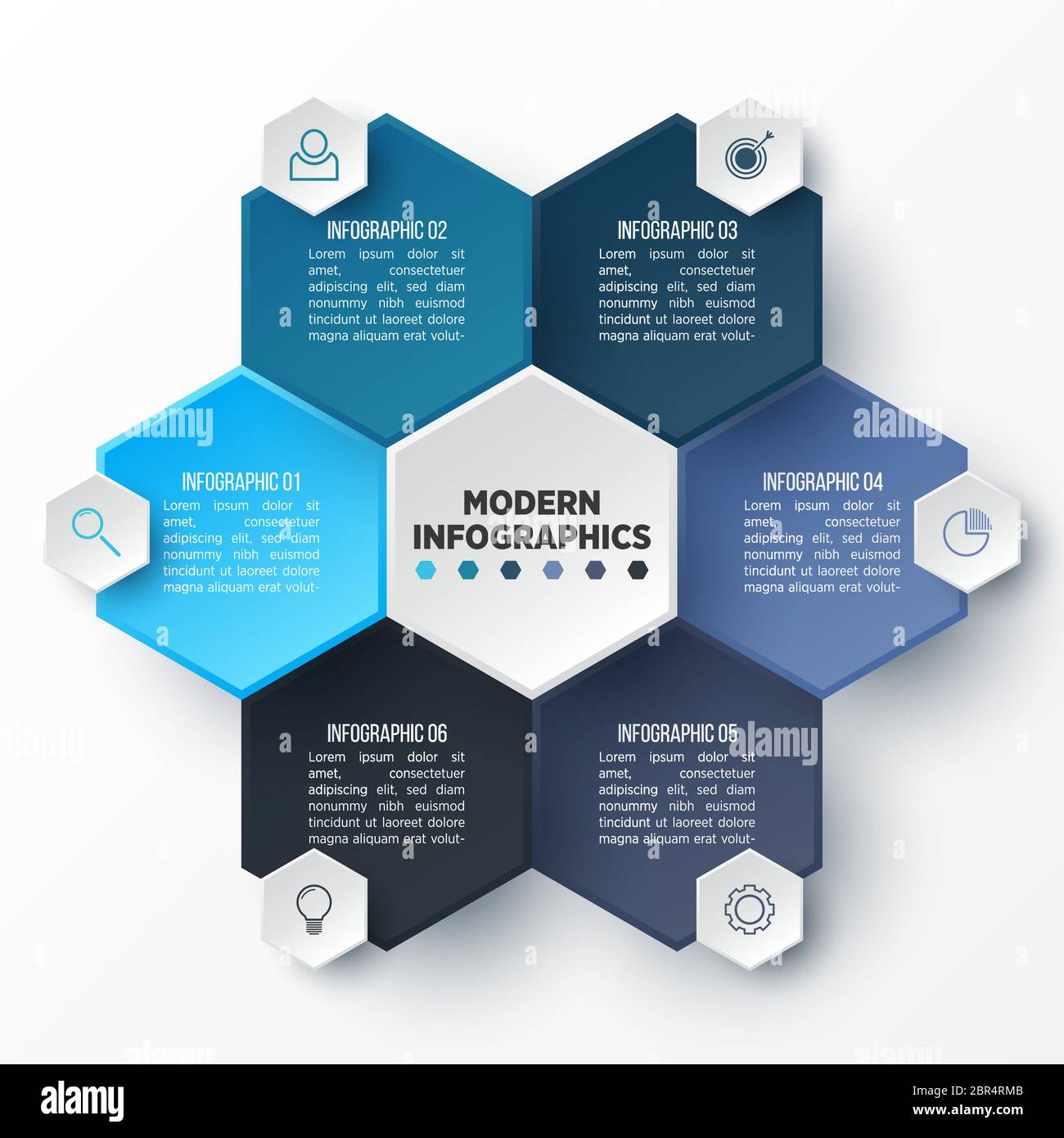 Vector 3D infographic template for presentation. Business data ...