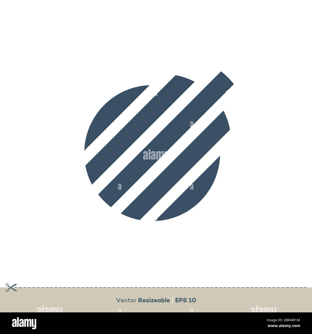 Line of Globe vector Logo Template Illustration Design Stock Photo - Alamy