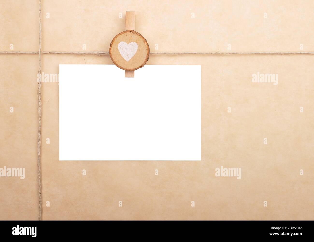 Background with peg and paper Stock Photo - Alamy