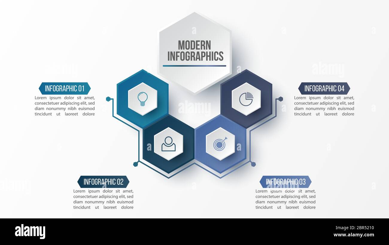 Vector 3D infographic template for presentation. Business data ...