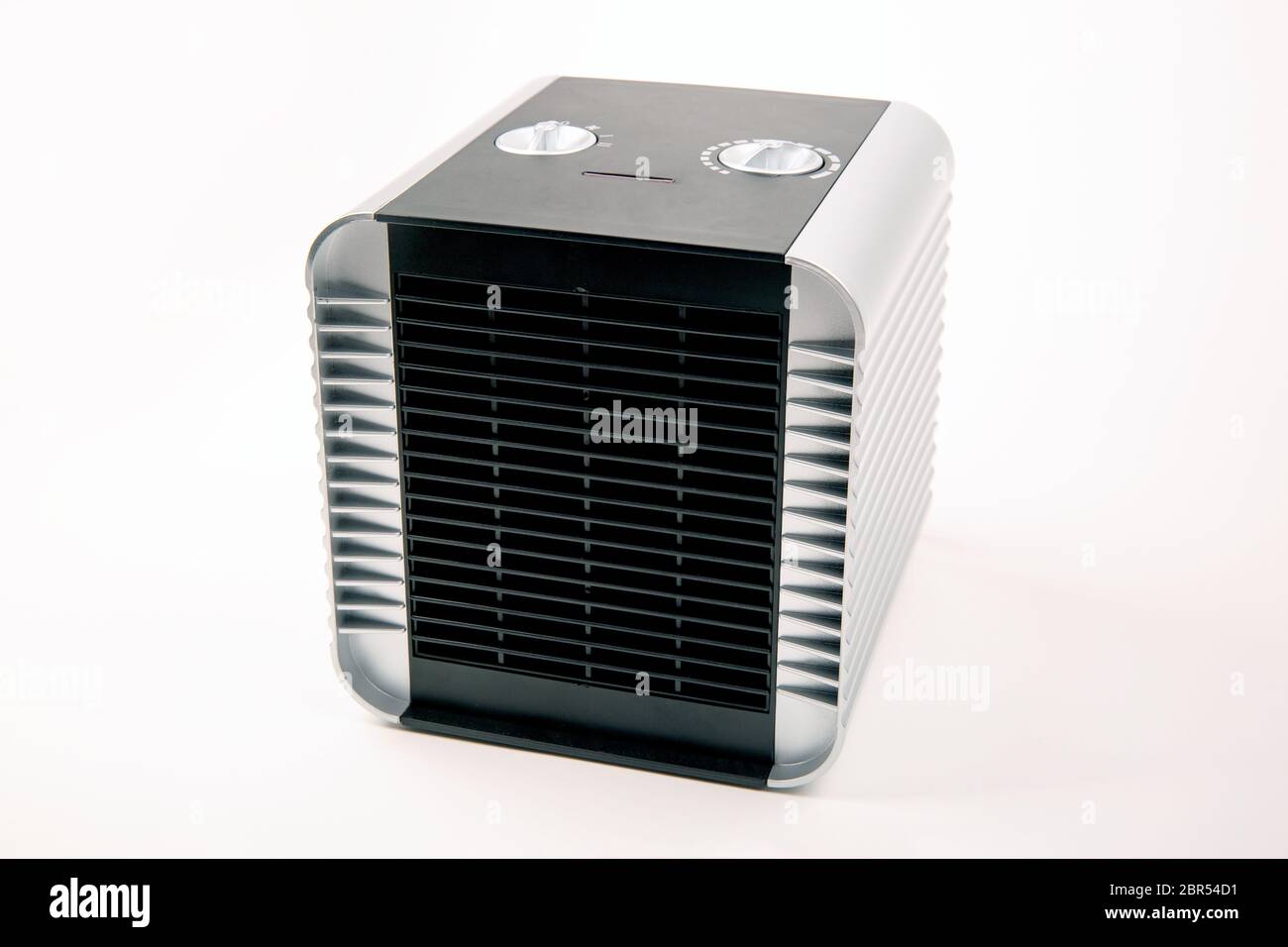 Cube Fan Heater isolated on white background Stock Photo - Alamy