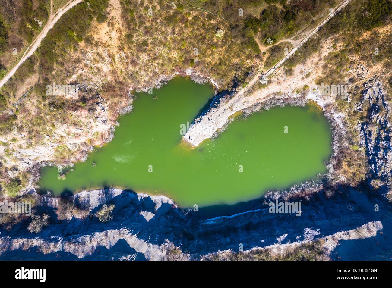Aerial landscape from the drone Stock Photo - Alamy