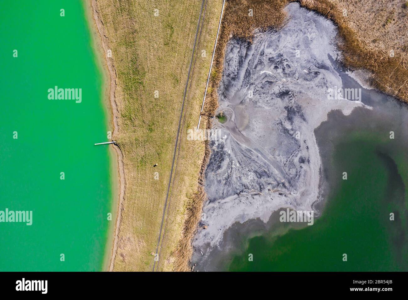 Aerial landscape from the drone Stock Photo - Alamy