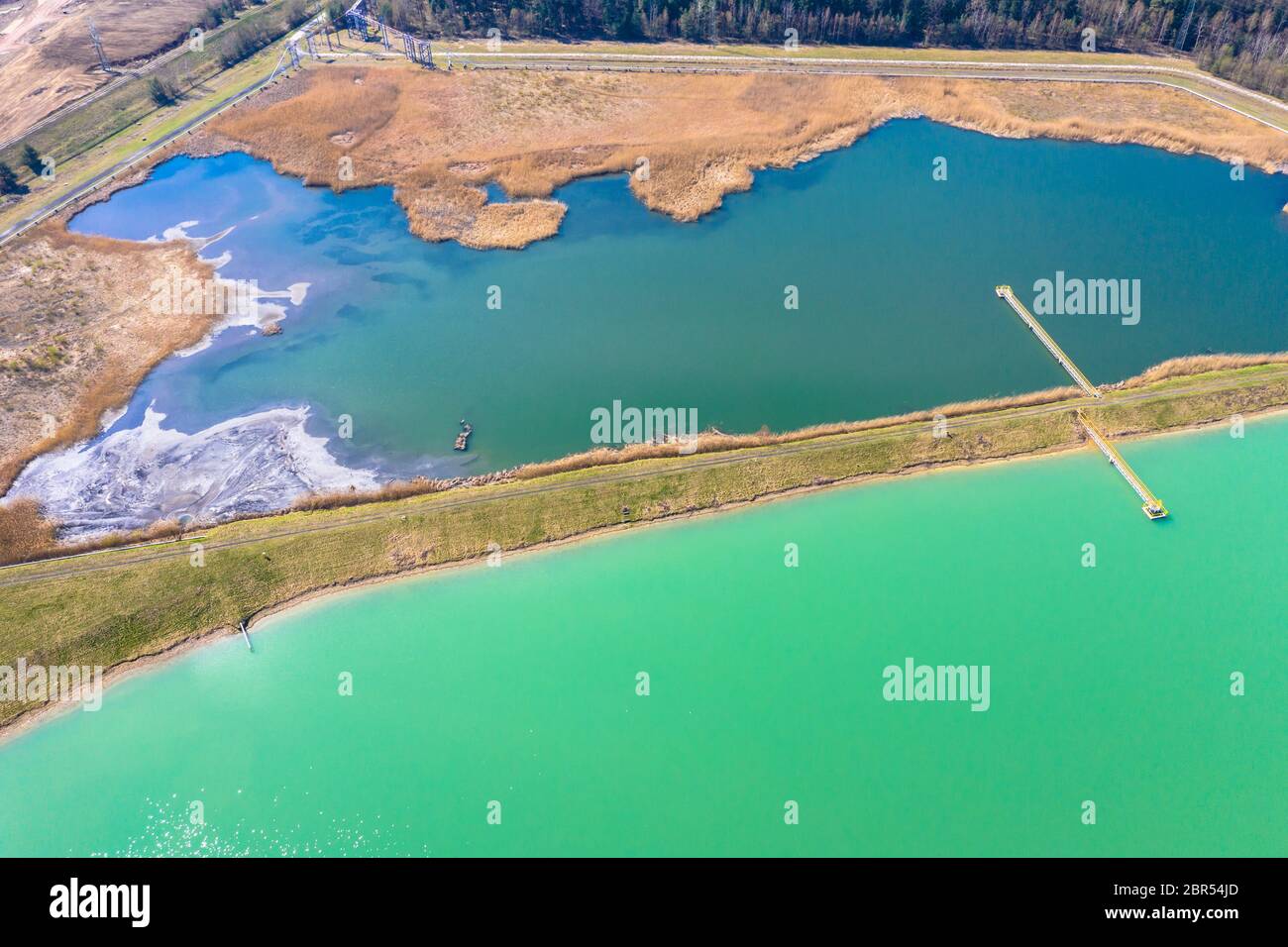 Aerial landscape from the drone Stock Photo - Alamy