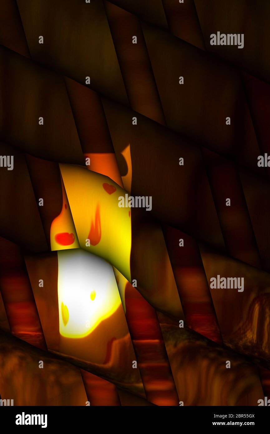 Candles flame close up on a black background Stock Photo - Alamy