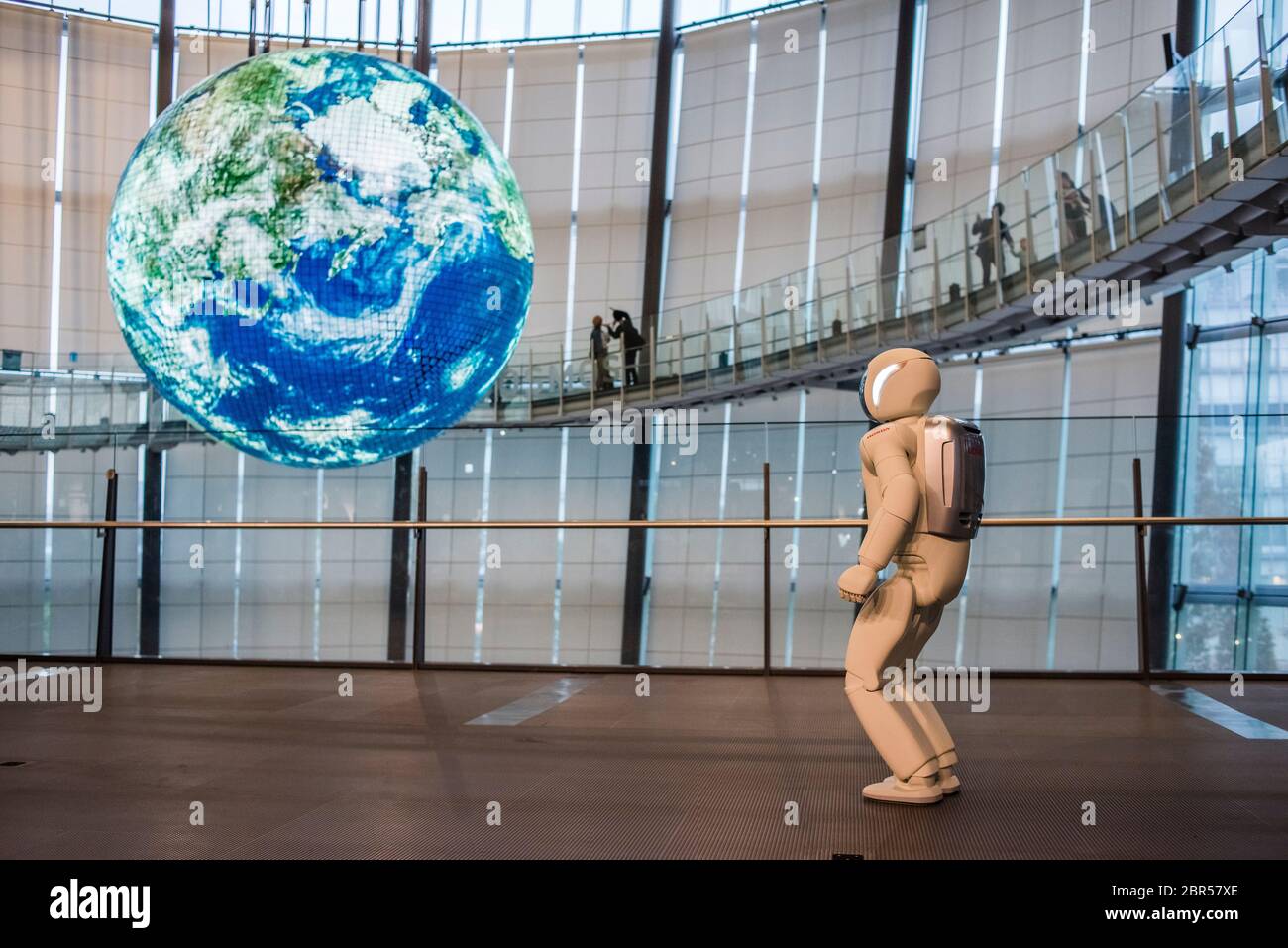 The Humanoid Robot Called Asimo Created By Honda Is Performing At The The Humanoid Robot Called Asimo Created By Honda Is Performing At The