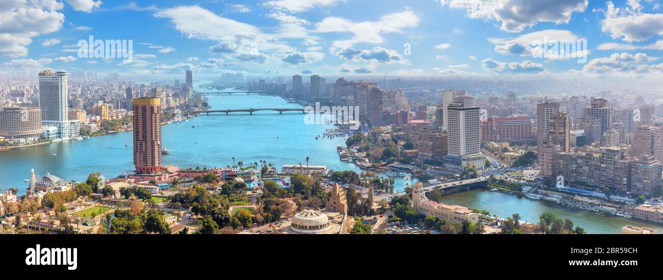 Beautiful panoramic view of Cairo city, Egypt Stock Photo - Alamy