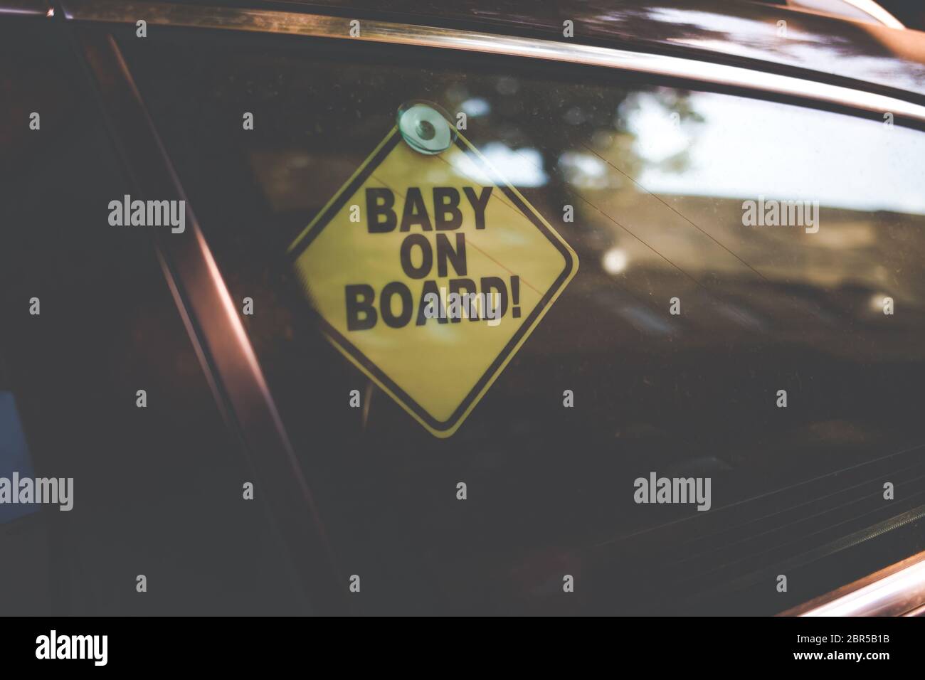 Baby on board sticker hi-res stock photography and images - Alamy