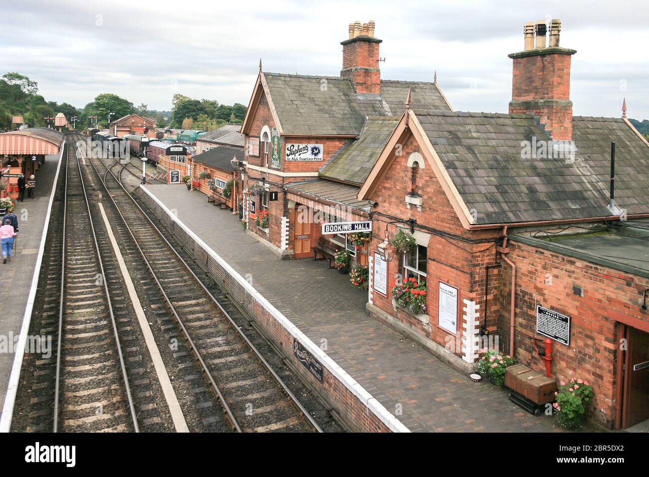Bewdley railway station, preserved station on Severn Valley Railway, Worcestershire Stock Photo