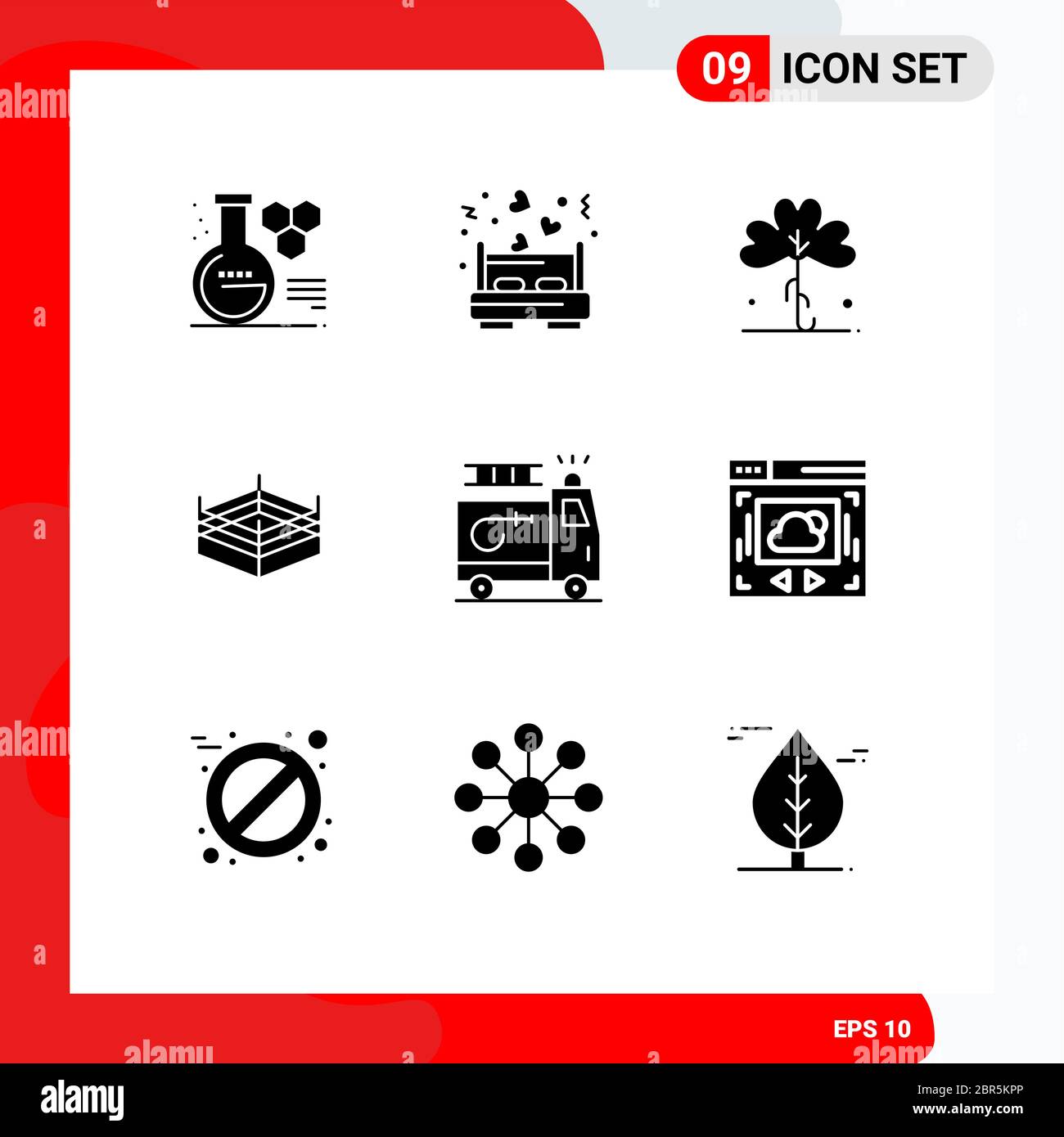 User Interface Pack Of 9 Basic Solid Glyphs Of Clipart Wrestling Clover Ring Plant Editable Vector Design Elements Stock Vector Image Art Alamy