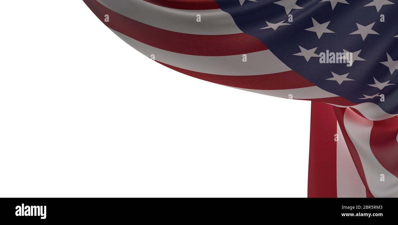 United States of America flag illustration Stock Photo - Alamy