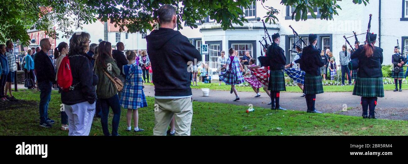 North Berwick Pipe Band and Scottish Country Dancing at the Lodge
