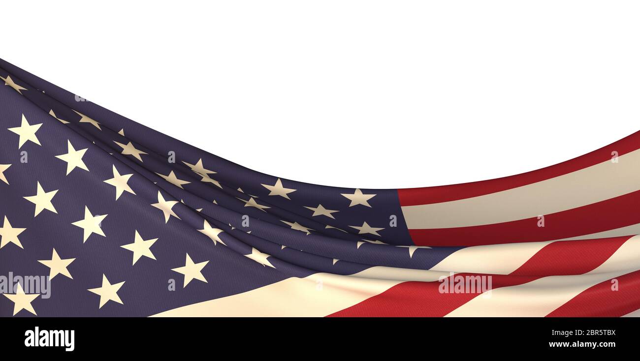 usa illustration united states of america flag Stock Photo - Alamy