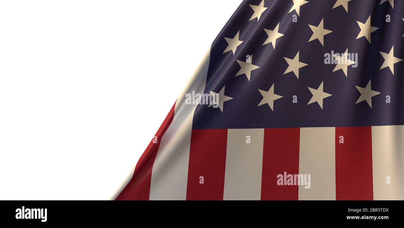 United States of America flag illustration Stock Photo - Alamy