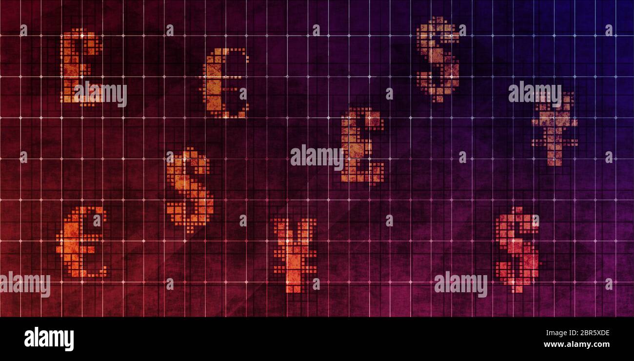 Currency Trading Grunge Wallpaper or Forex Background Art Stock Photo -  Alamy
