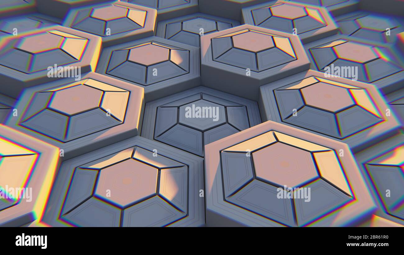 Hexagonal abstract background hi-res stock photography and images - Alamy