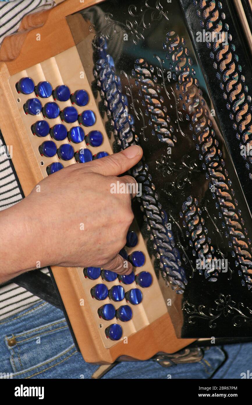 Steirische Harmonika Stock Photo