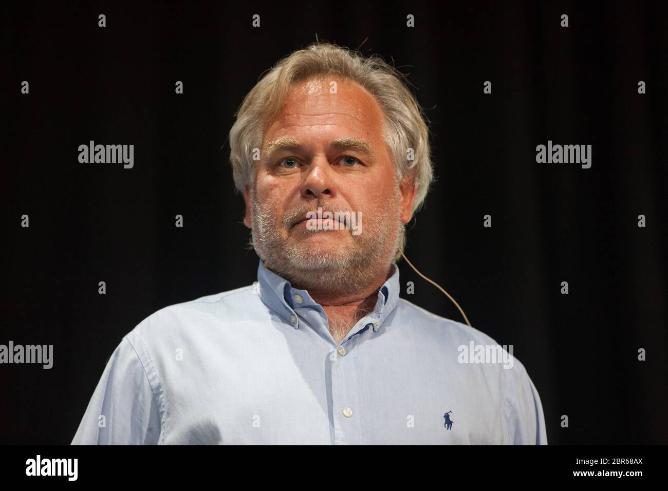 Eugene Kaspersky, world-renowned cybersecurity expert,  Chairman and CEO of Kaspersky Lab, speaking at Starmus  Festival 2016, Tenerife, Canary Island Stock Photo
