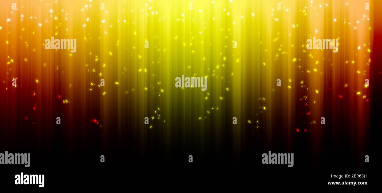 Modern golden rainbow colored background with glittering effects Stock Photo