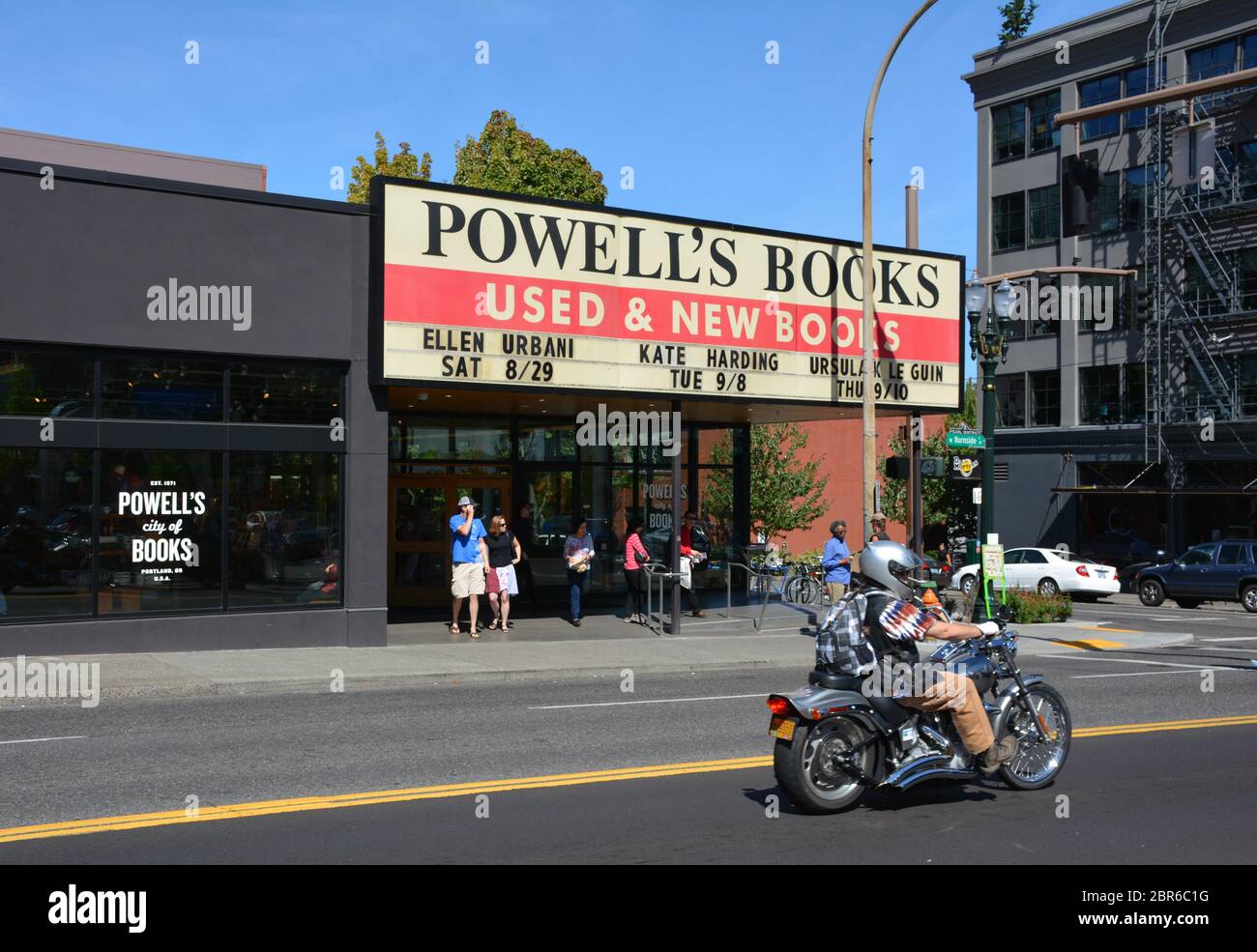 Powell's Books, the world's biggest independent bookstore, in Portland