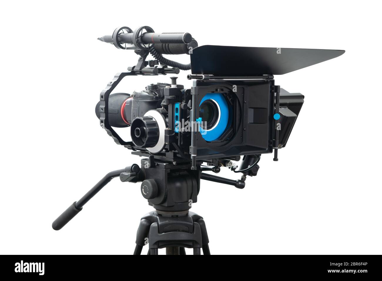 dslr video camera rig isolated on the white background Stock Photo Alamy
