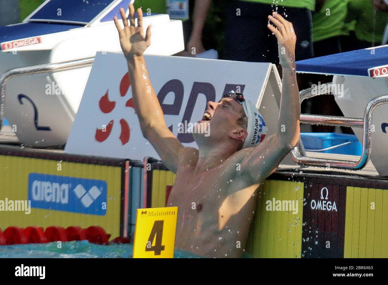 Sebastien Rouault of French in Finale 1500 M NL Men during the Swimming ...