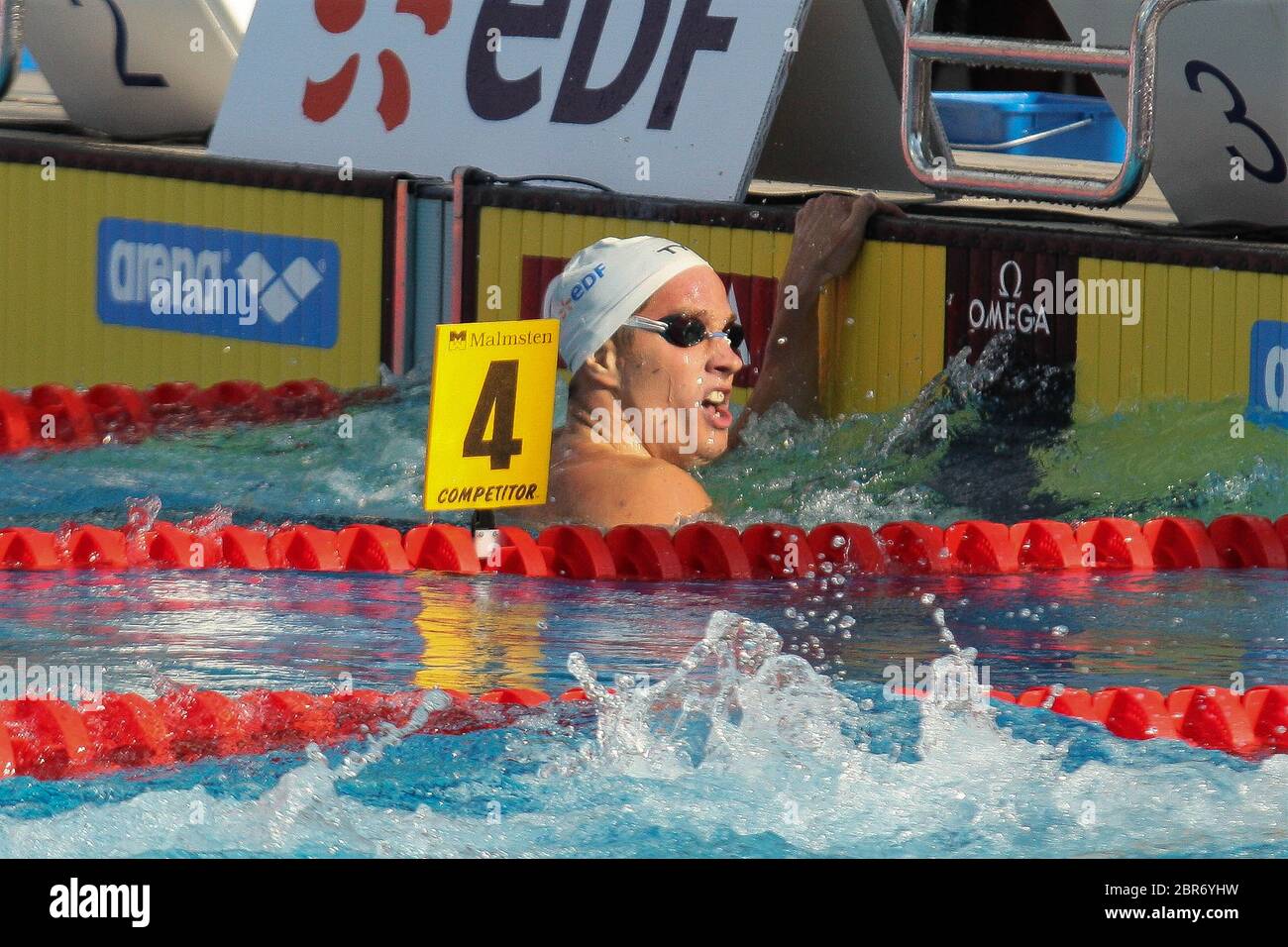 Sebastien Rouault of French in Finale 1500 M NL Men during the Swimming ...