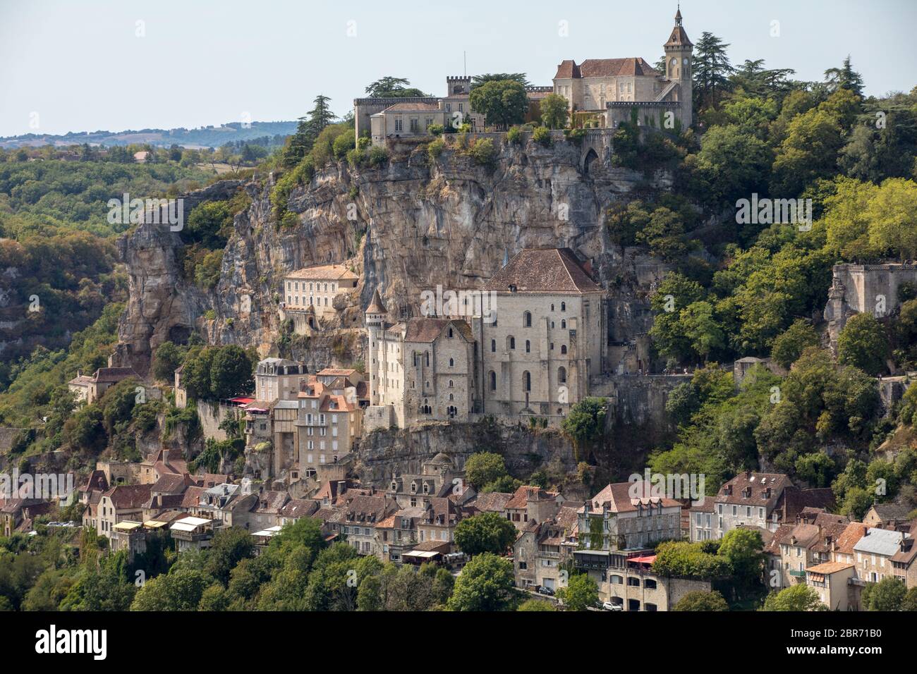 Steep steps Big stairs at Pilgrimage site Rocamadour, Departement Lot, Midi  Pyrenees, South West France France, Europe Stock Photo - Alamy