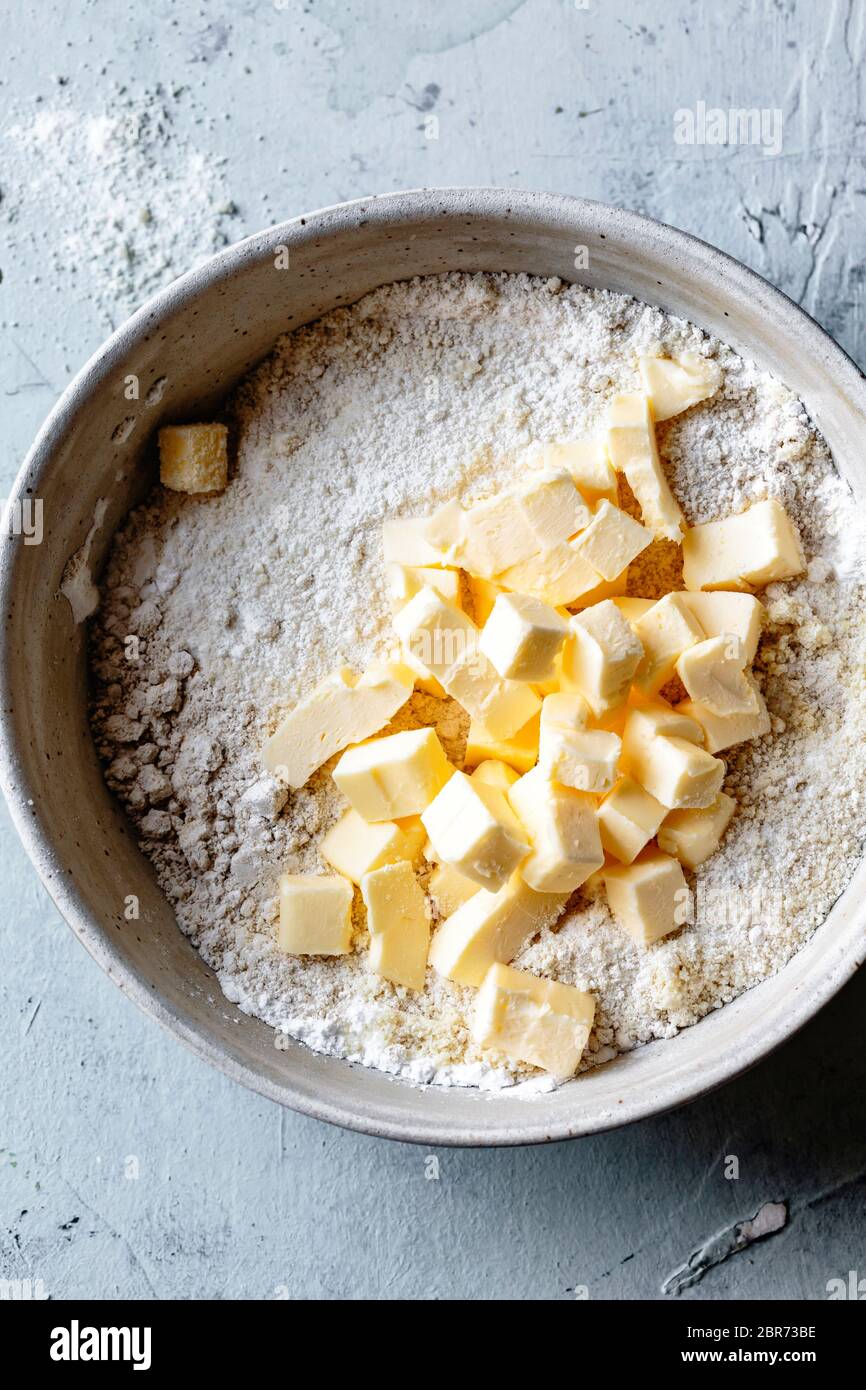 Cold butter cubes hi-res stock photography and images - Alamy