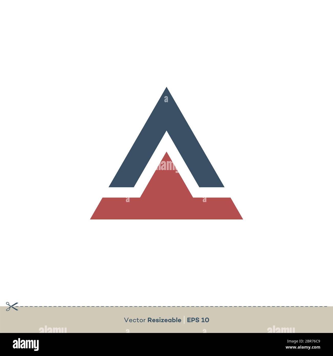 Letter A vector Logo Template illustration design Stock Photo - Alamy