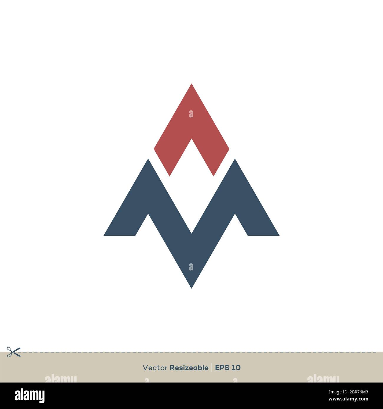 Letter A M vector Logo Template illustration design Stock Photo - Alamy