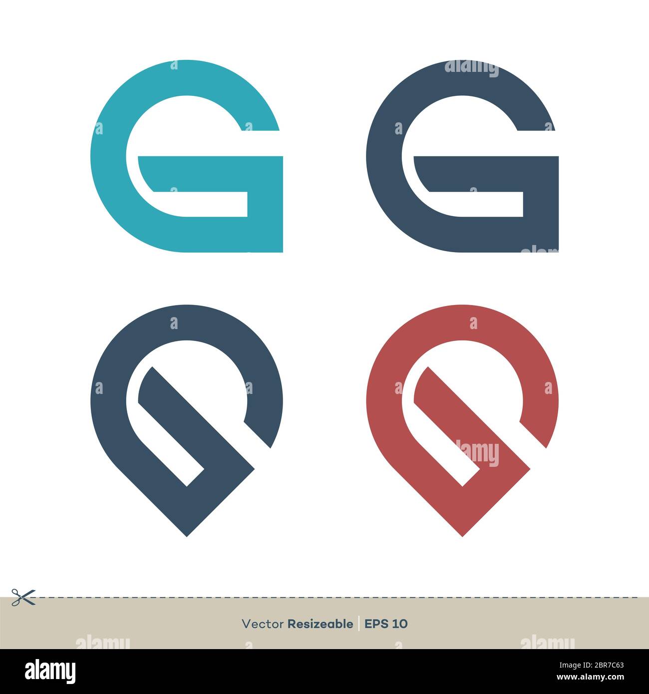 Letter G vector Logo Template illustration design Stock Photo - Alamy