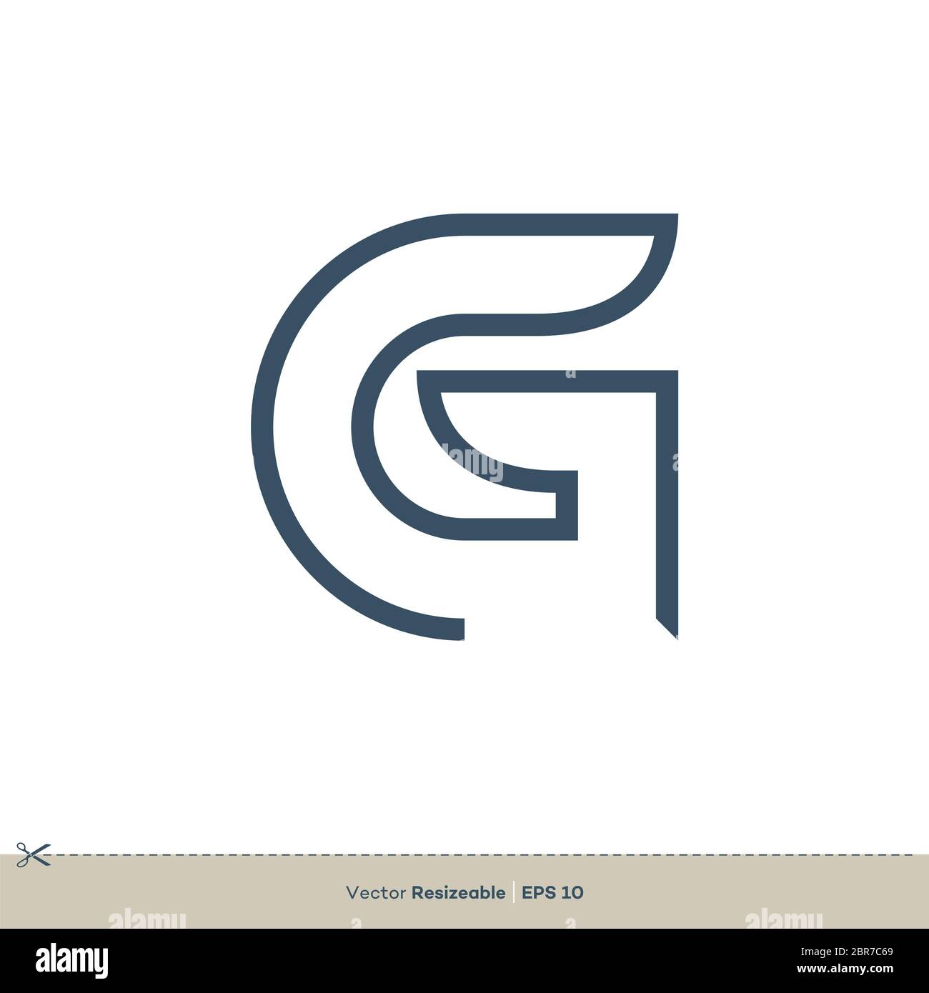 Letter G vector Logo Template illustration design Stock Photo - Alamy