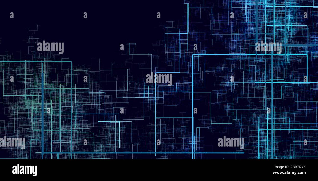 Internet of Things Disruptive Technologies Abstract Background Stock Photo