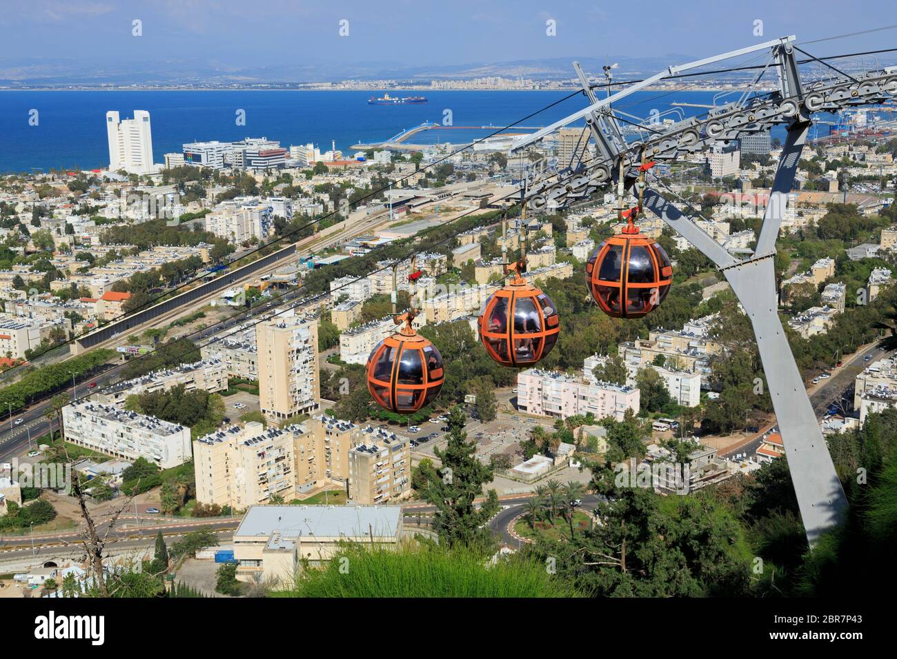 Cable Car, Mount Carmel, Haifa, Israel Stock Photo Alamy