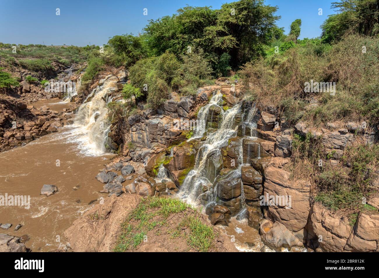 Fall in Awash National Park. Waterfalls in Awash wildlife reserve in ...