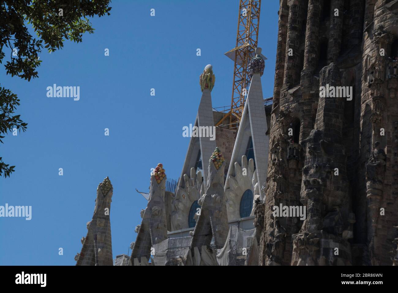 Die Sagrada Familia in Barcelona Spanien Stock Photo