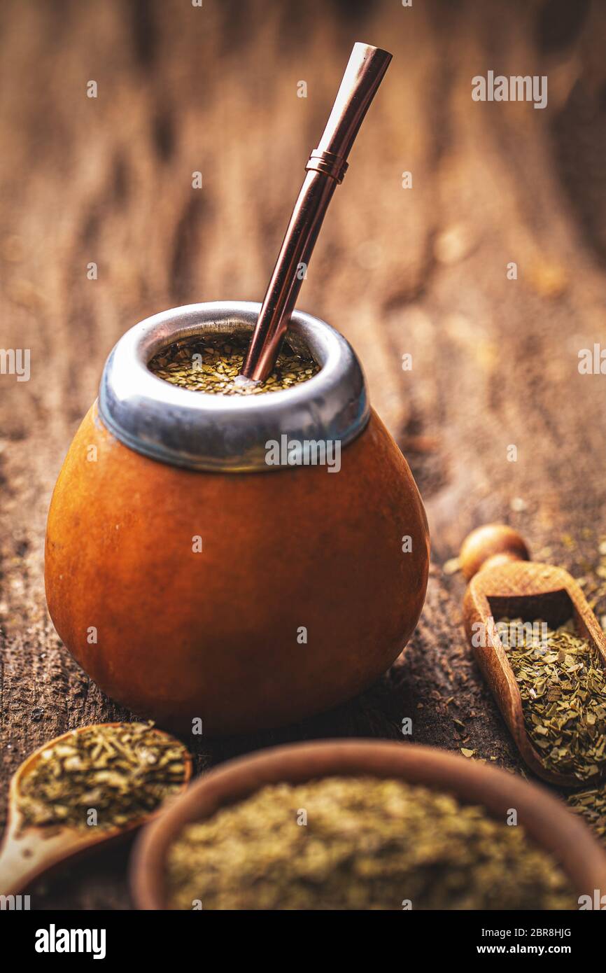 Mate tea is traditional South American caffeine-rich infused drink Stock  Photo - Alamy