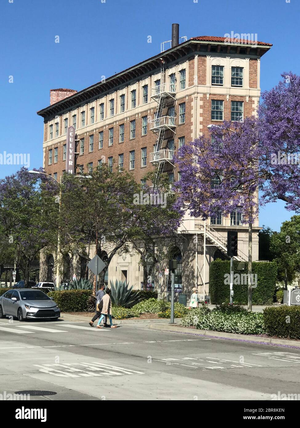 The historic Culver Hotel in downtwon Culver City, CA Stock Photo