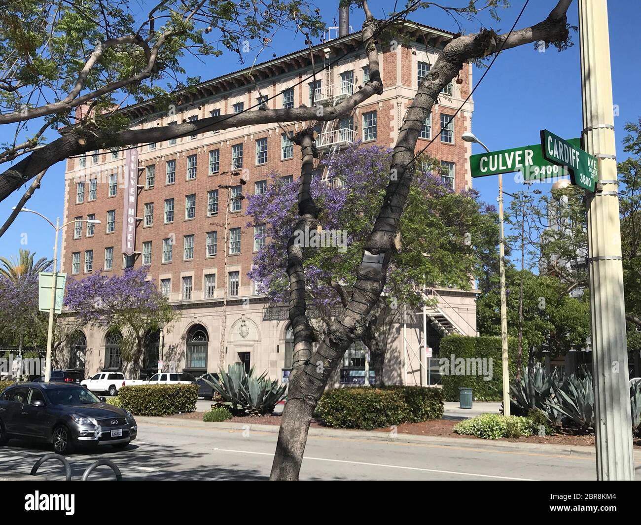 The historic Culver Hotel in downtown Culver City, CA Stock Photo